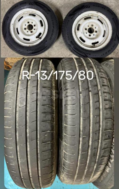 Продам колеса в сборе по парам:
Комплект 14/185/65 - 4000
Комплект 13/175/80 - 3000
По всем вопросам - Орск