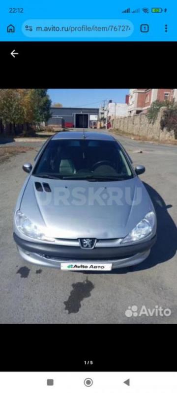 Продам неприхотливый, экономичный и недорогой в обслуживании Пежо 206 1,4 75 л.с. - Орск