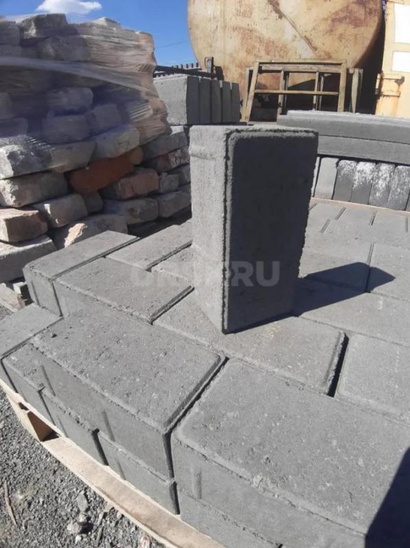 Продам шлакоблок, керамзитоблок, камень бортовой, брусчатку, трамвайную плиту б/у- 250 руб/шт. - Орск