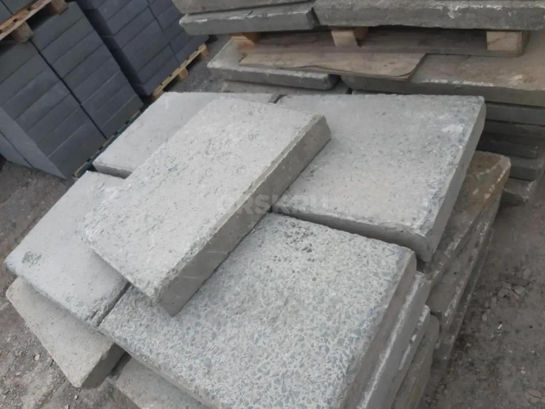 Продам шлакоблок, керамзитоблок, камень бортовой, брусчатку, трамвайную плиту б/у- 250 руб/шт. - Орск