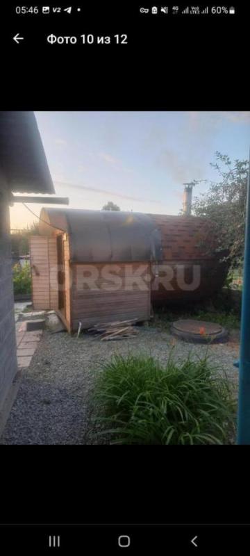 Продам сад есть все для комфортного проживания 2х дом баня теплица беседка скважина место под авто к - Орск