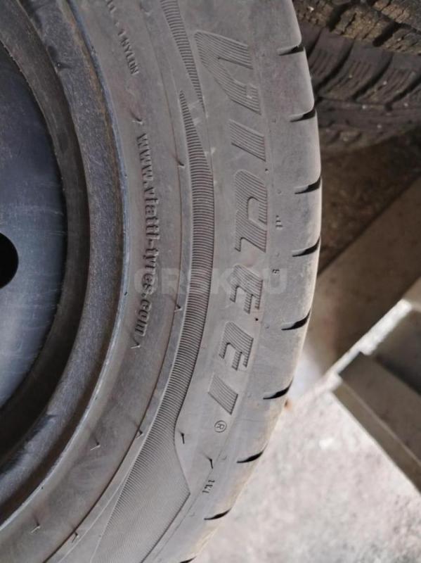 Комплект летних колёс в сборе на ВАЗ 175/65 R14 Viatti Strada в хорошем состоянии, разболтовка 4 х 9 - Орск