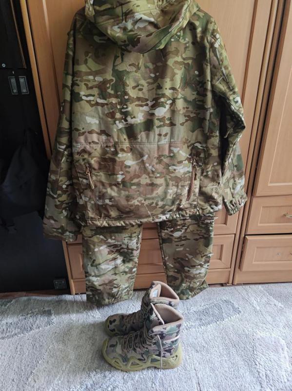Продам военный костюм мультикам(камуфляж),на флисе. - Орск