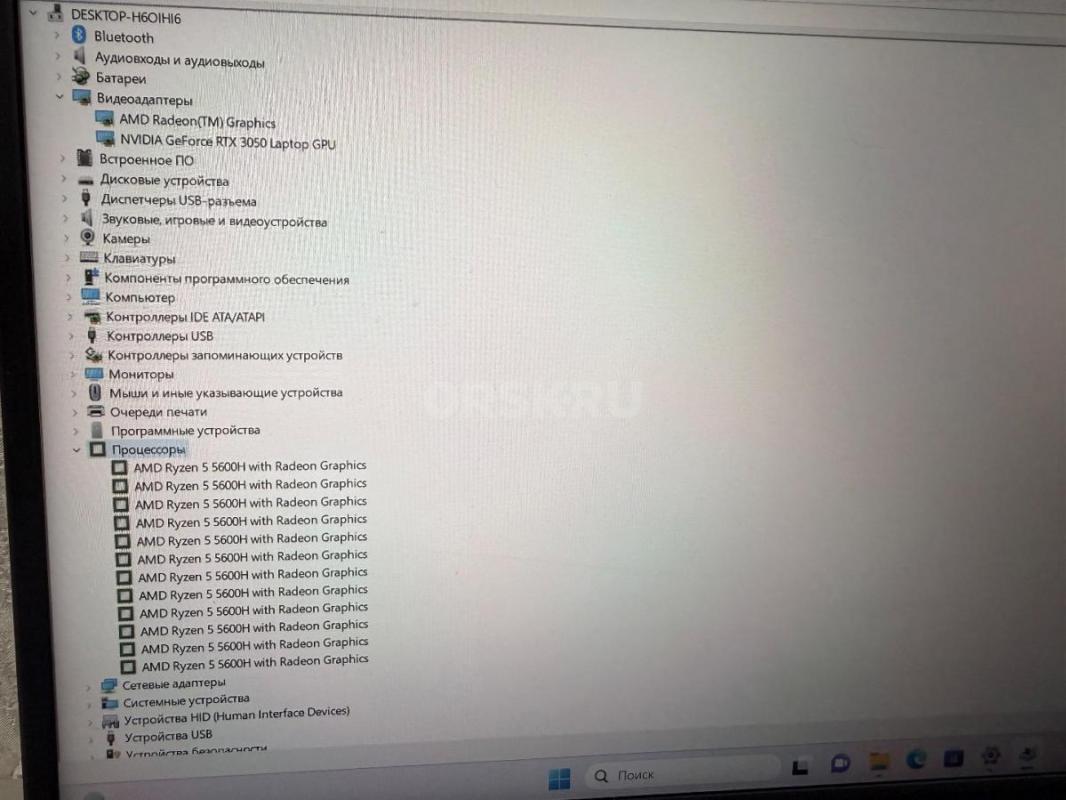 Мощный Игровой Ноутбук на RTX 3050 ///// процессоре Ryzen 5   12 ядерный /. 512 ssd /// экран ips fu - Орск