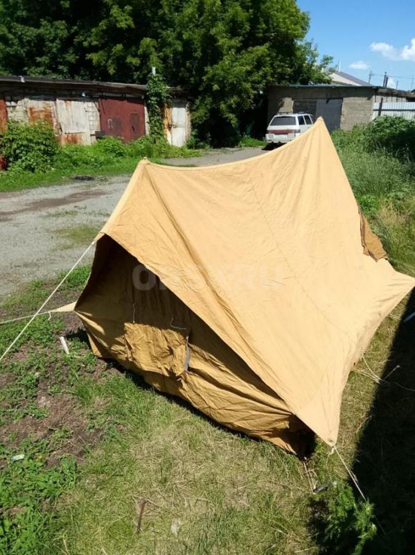 Продам палатку двухместную в хорошем состоянии с колышками. - Орск