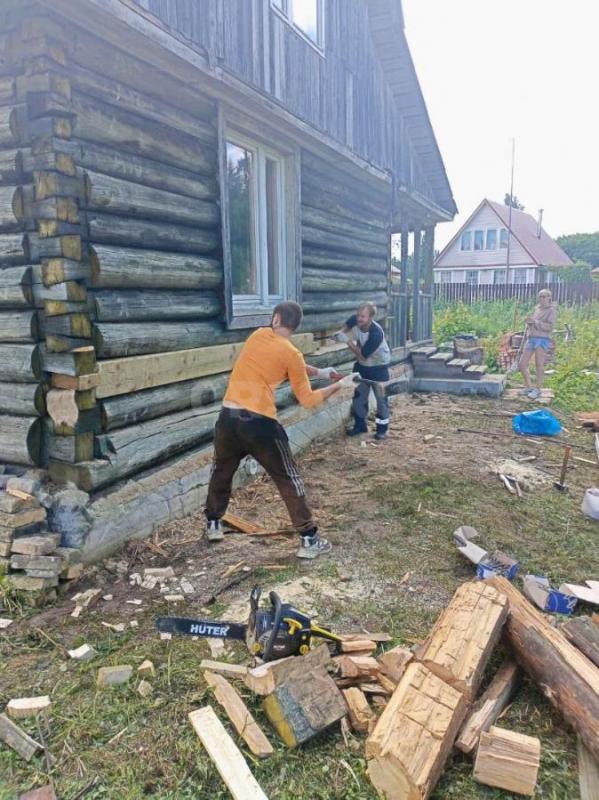 ЗАМЕНА ВЕНЦОВ В БРЕВЕНЧАТОМ ДОМЕ. - Орск