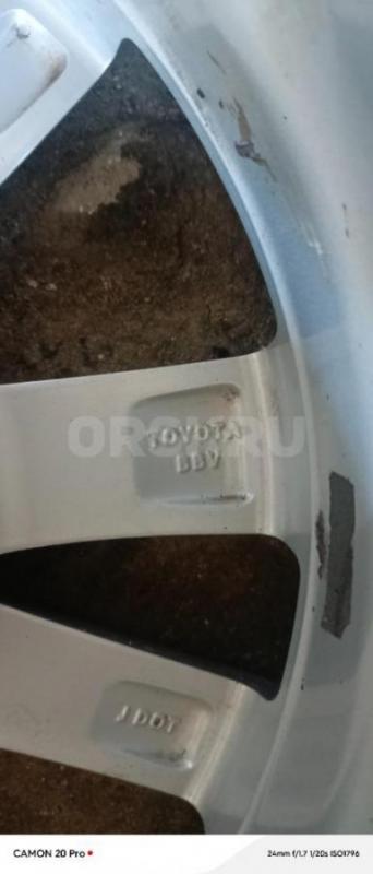 Продам диска оригинал Тойота с датчиками давления разболтовка 114,3 r16 на Тойота королла камри - Орск