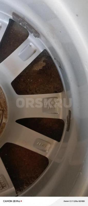 Продам диска оригинал Тойота с датчиками давления разболтовка 114,3 r16 на Тойота королла камри - Орск