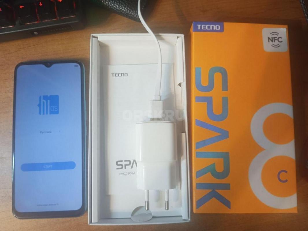 TECNO Spark 8C, 4/64 ГБ, 2 SIM

Полностью рабочий, в сохранности. - Орск