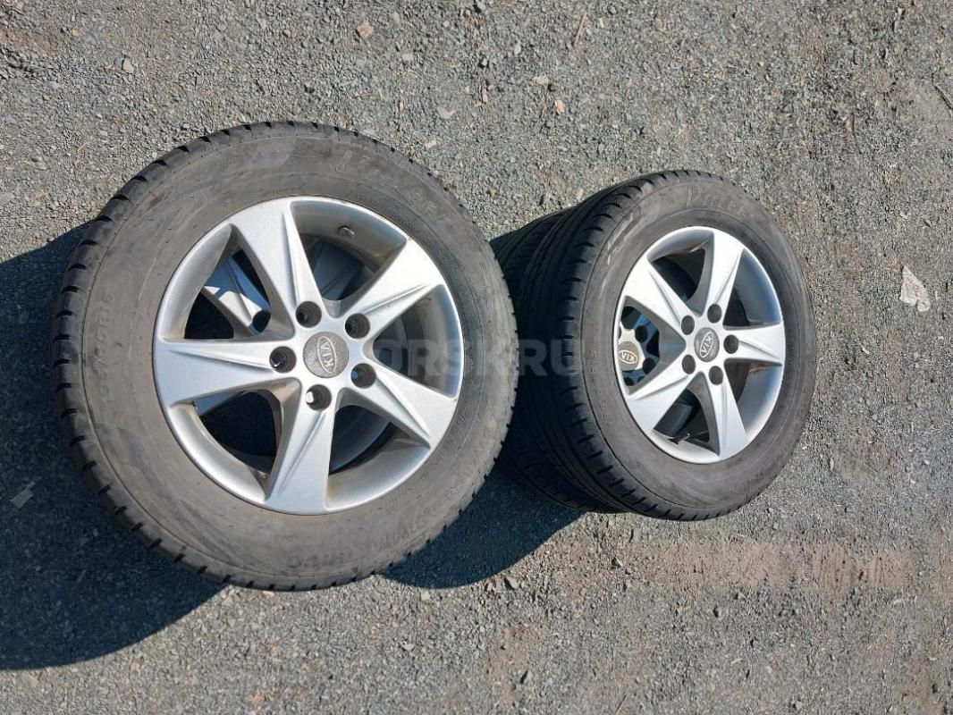 ПРОДАМ КОМПЛЕКТ КОЛЕС 195/65/15   5Х114,3  в хорошем состоянии шины Виати. - Орск