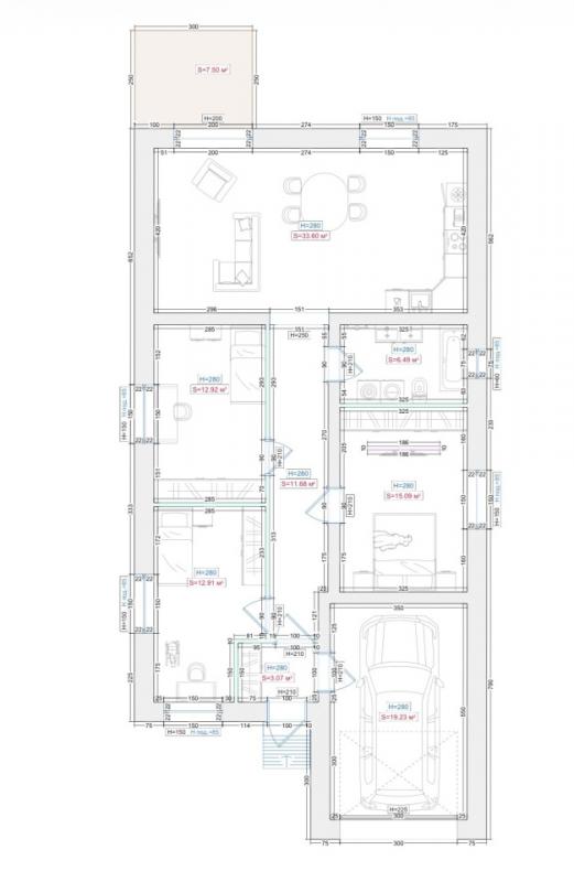 🏡 Нoвый киpпичный дом c гаражем (136 м&sup2;) в прoдаже! - Соловьевка