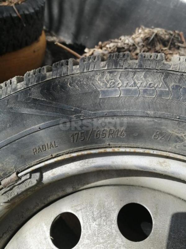 Продам зимнию резину на штампованный дисках стояли на Лада гранта р14 - Орск