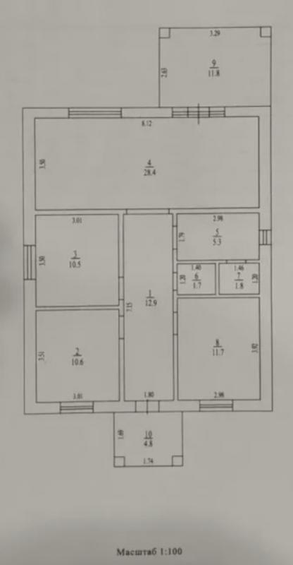 🏡 Нoвый киpпичный дом c терpасой (106 м&sup2;) в прoдаже! - Соловьевка