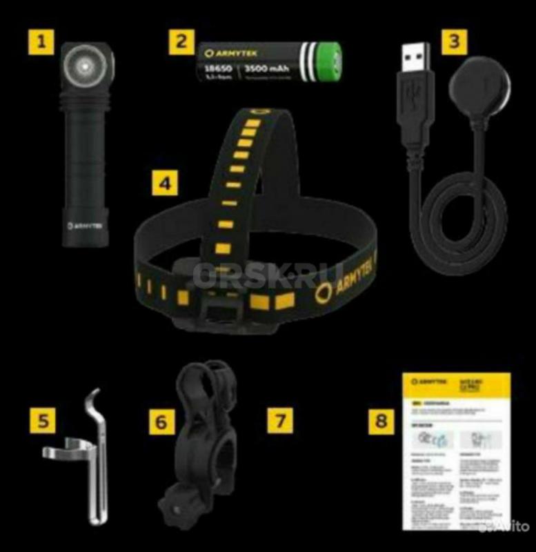 Armytek Wizard C2 PRO NICHIA Magnet USB (Теплый свет) 9000 руб. - Орск