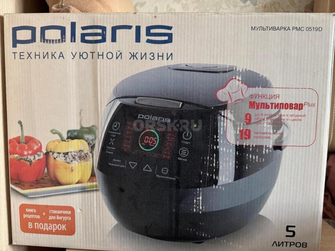 Продам мультиварку POLARIS PMC 0519D 
Б/у 
Все характеристики можно просмотреть в фото - Орск