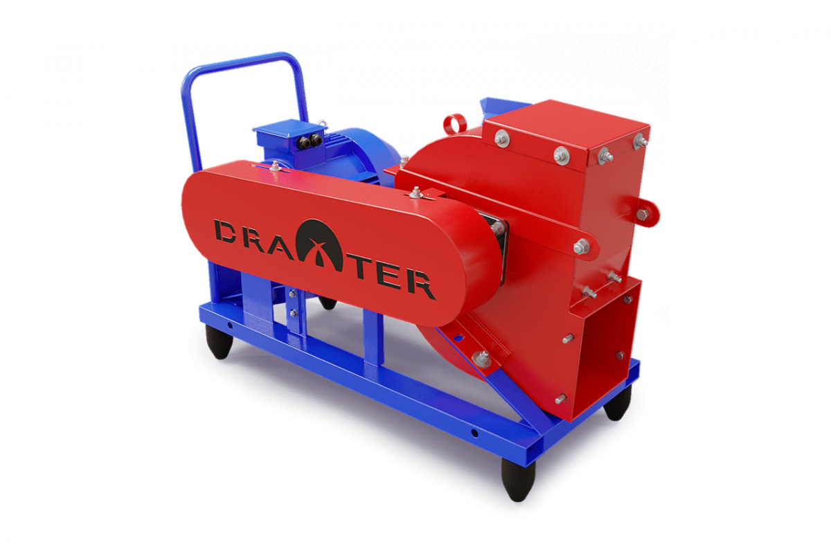 Промышленный щепорез DraXter Щ-350Э (элект; 7,5 кВт (380В); сито 12 мм.; раструб 300х300 расш.; КБ13 - Соль-Илецк