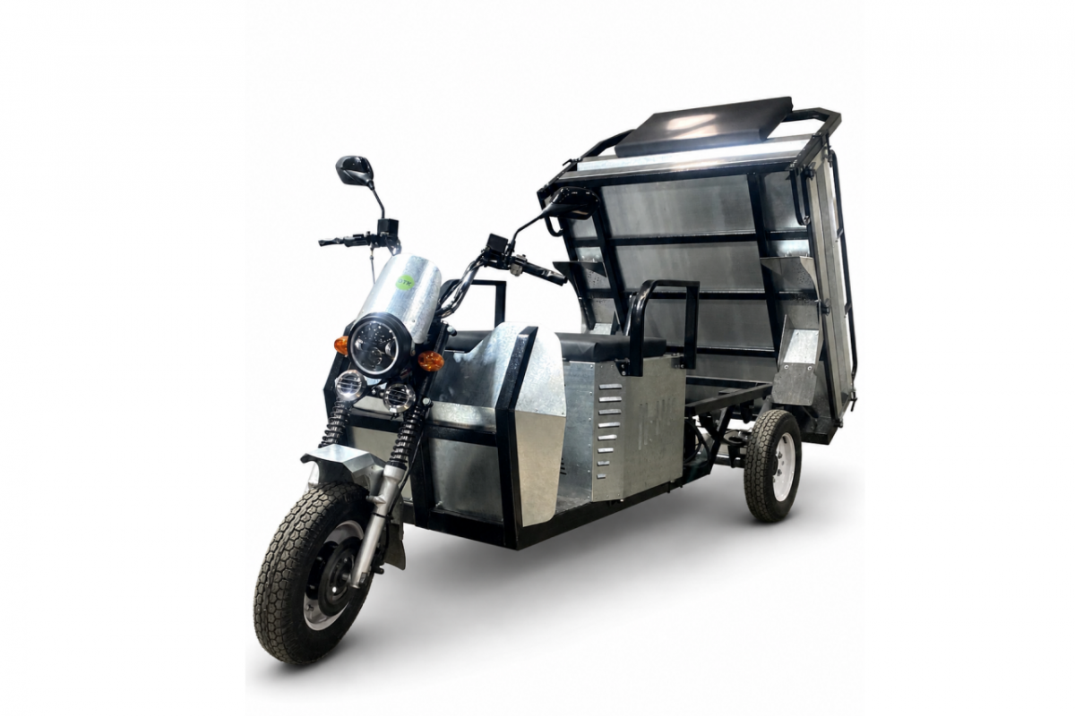 Грузовой трицикл Draxter ТЭГ 500 1кВт оцинкованный — компактный грузовой трицикл, предназначенный дл - Кувандык