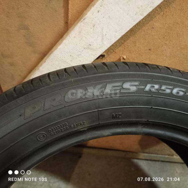 Продам лето r18 шины Япония Toyo 215-55-18 отличное состояние  4 шт  -19 000 р. - Орск