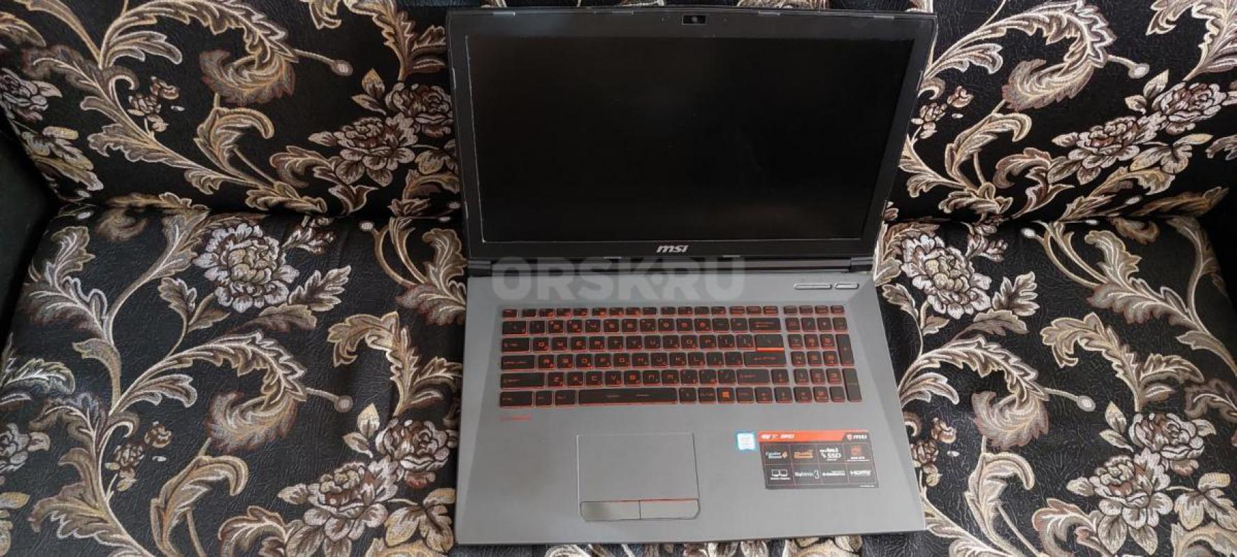 Продам мощный, тонкий, геймерский 17.3&amp;quot; - дюймовый Full-HD IPS ноутбук MSI  MS-179F на - Орск