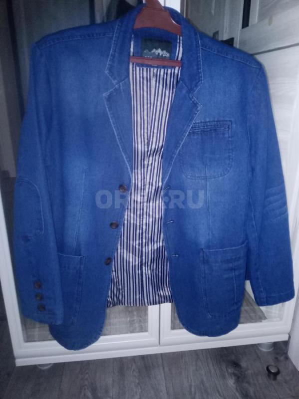 Продам пиджак джинсовый, новый, размер 52-54 из Китая - Орск