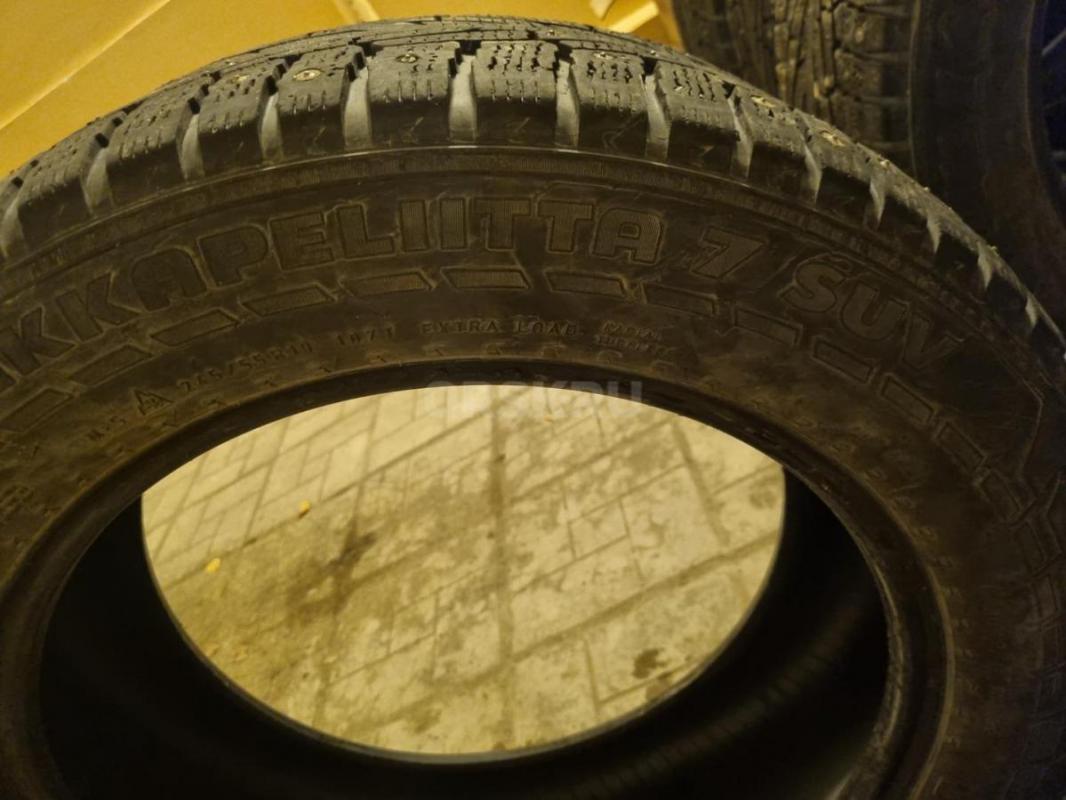 Nokian Tyres Hakkapeliitta 7  245/55R19
Шипы все (дошиповка+родные)
Не горбатые , не спускают
Ест - Орск