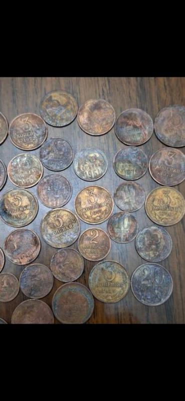 Продам монеты СССР от 1960 - 1990года 1, 2, 3, 5, 10, 15, 20 копеек в количестве 450шт. - Орск