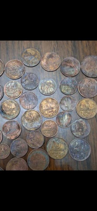 Продам монеты СССР 1, 2, 3, 5, 10, 15, 20 копеек от 1960 - 1990года в количестве 450шт. цена договор - Орск