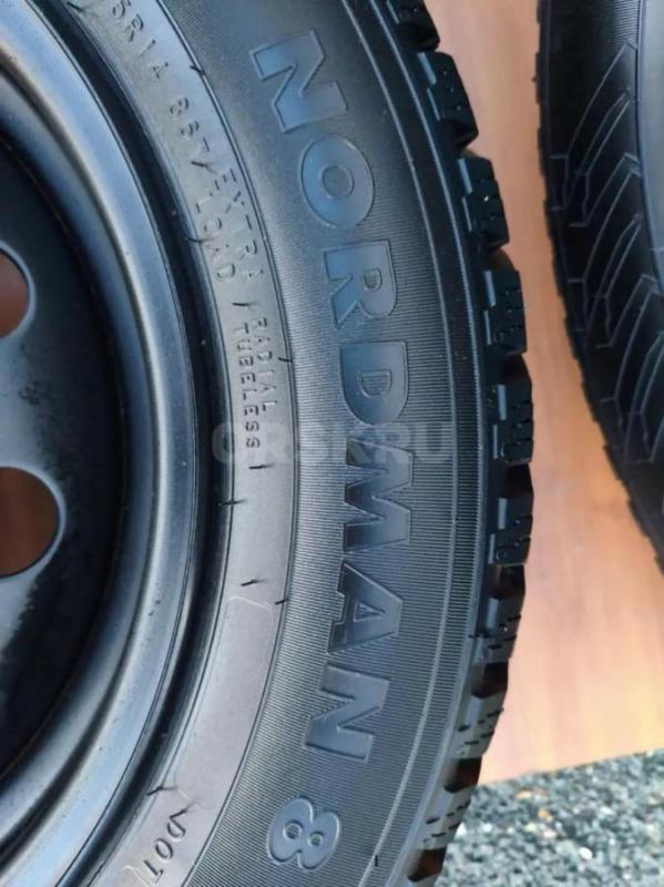 Продам комплект зимних шин Nokian Nordman 8 на дисках ВАЗ идеальном состоянии. - Орск
