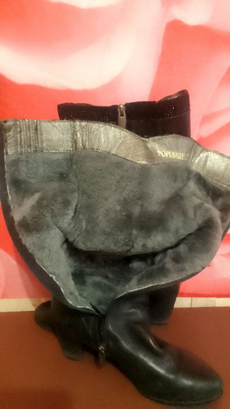 Продам женские зимние сапоги,  натуральная кожа, подклад натуральный мех, в отличном состоянии. 1-2 - Гай