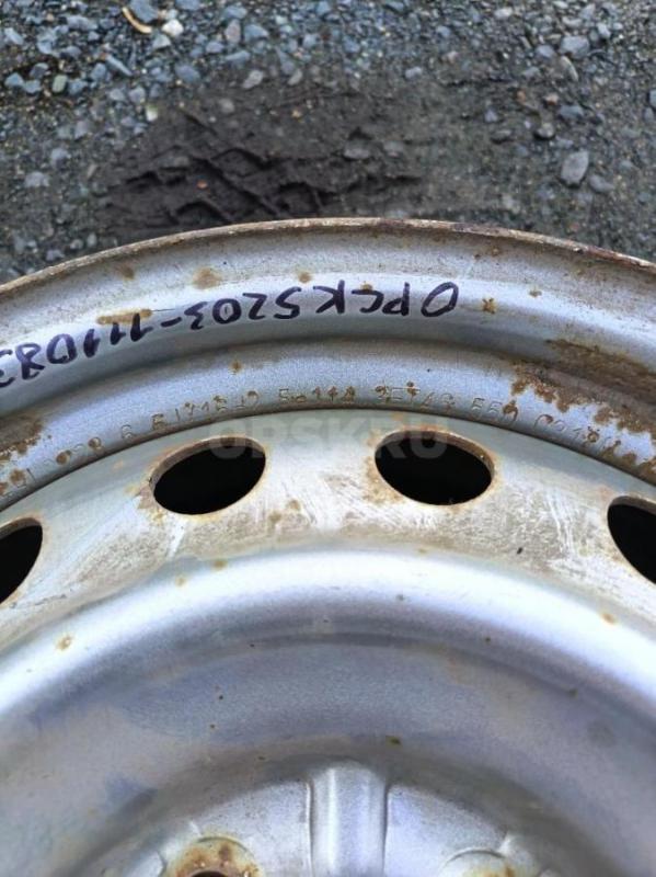 Продам четыре штампованных диска с Митсубиси АSX, R16, разболтовка 5/114,3, вылет 46, Ц. - Орск