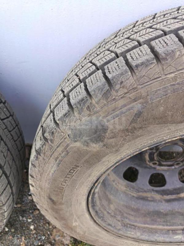 Продам колёса R16 с Рено Дастер, шины зимние липучка Dunlop Winter maxx sj8, размер шин 215/70R16, п - Орск