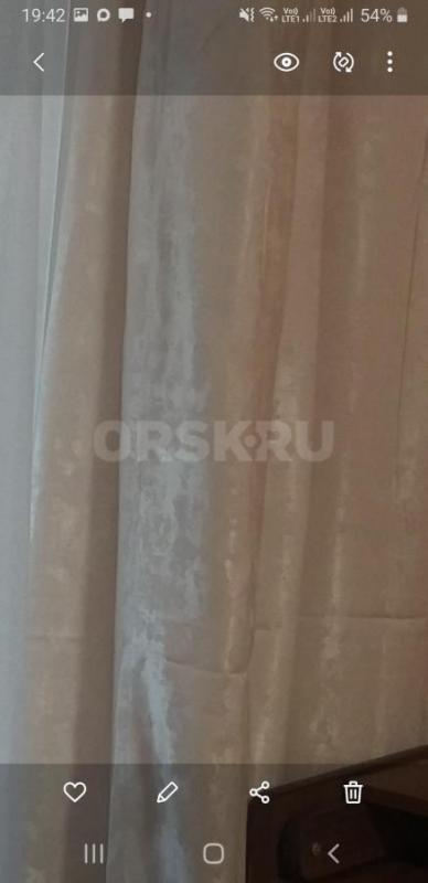 Продам комплект штор на окно в типовой зал б/у. - Орск